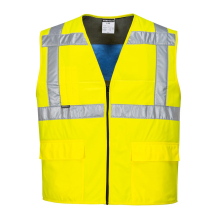 PORTWEST Hi-Viz Cooling Vest Yellow - Size L/XL