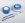 Blue visually detectable water -proof tape - 2.5cm X 5M.