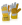 Double Palm High Quality Power Gold Rigger Gloves