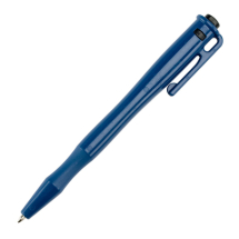 Detectable Pen - fixed stick cartridge, with pocket clip and lanyard loop, Black ink, x50
