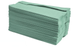 GREEN "V" Interfold Paper Towels 1ply x 3600 per case