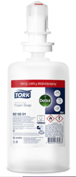 Dettol Tork Antimicrobial Foam Soap 6 x 1000ml per Case