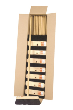 12inch Soft Sweeping Brooms with Handles - Pack 16