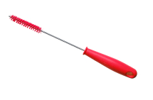 375mm Twisted S/S Tube Brush Med/Crimp RED (Pack of 5)