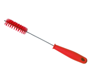 375mm Twisted S/S Tube Brush Med/Stiff RED (Pack of 5)