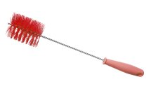 440mm Twisted S/S Tube Brush Med/Stiff RED (Pack of 5)