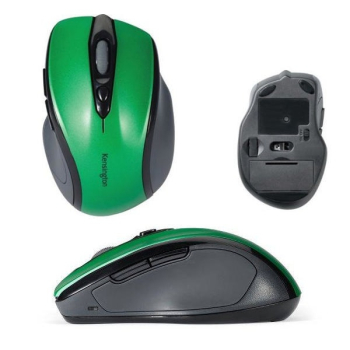 Kensington Pro Fit Mid Size USB Wireless Mouse Green AC72424