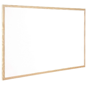 Q-Connect Wooden Frame Whiteboard 900x1200mm