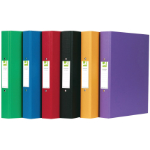 Q-Connect 2 Ring Polypropylene Assorted A4 Binder (Pack of 10)