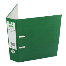 Q-Connect Green A4 Paperbacked Lever Arch File (Pack of 10)