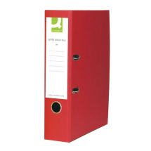 Q-Connect Red A4 Paperbacked Lever Arch File (Pack of 10)