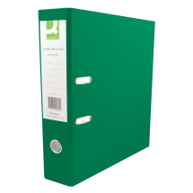 Q-Connect Green A4 Polypropylene Lever Arch File (Pack of 10)
