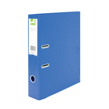 Q-Connect Polypropylene 70mm Blue Lever Arch Foolscap File (Pack of 10)