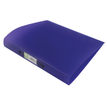 Q-Connect 2 Ring Frosted Purple A4 Binder