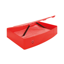 Q-Connect Polypropylene Red Foolscap Box File