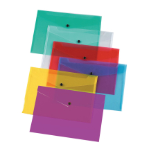 Q-Connect Polypropylene Document Folder A4 Assorted (Pack of 12)
