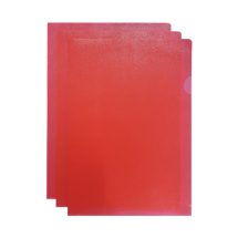 Q-Connect Cut Flush Folder A4 Red (Pack of 100)
