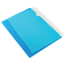 Q-Connect Cut Flush Folder A4 Blue (Pack of 100)
