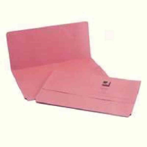 Q-Connect Foolscap Pink Document Wallet Pack of 50