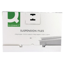 Q-Connect Foolscap Tabbed Suspension Files (Pack of 10)