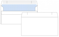Envelopes Plain DL White S/S 110 x 220mm x 80g 1000/Pk