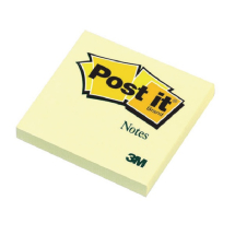 Post-it 76x76mm Canary Yellow Notes (Pack of 12)