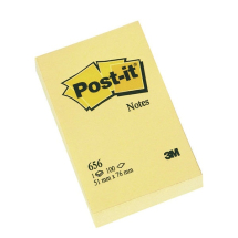 Post-it 51x76mm Canary Yellow Notes (Pack of 12)