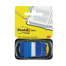 Post-it Blue Index Tabs 25mm (Pack of 12x50)