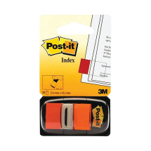Post-it Orange Index Tabs 25mm (Pack of 12x50)