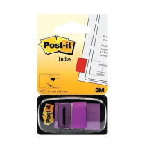 Post-it Purple Index Tabs 25mm (Pack of 12x50)