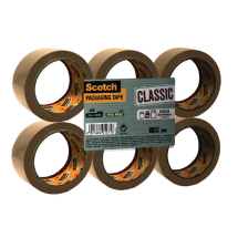 Scotch Buff Packaging Tape Polypropylene 50mmx66m (Pack of 6) Scotch Buff Packaging Tape Polypropylene 50mmx66m (Pack of 6)