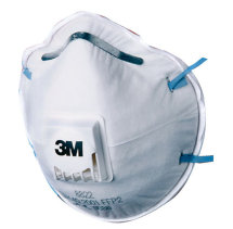 3M 8822 Disposable Dust Mask with valve P2V  (1 x 10 pack)