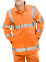 Hi-Vis Orange Soft Shell Jacket