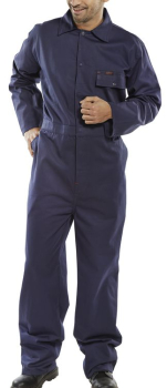 Click Cotton Boilersuit Navy