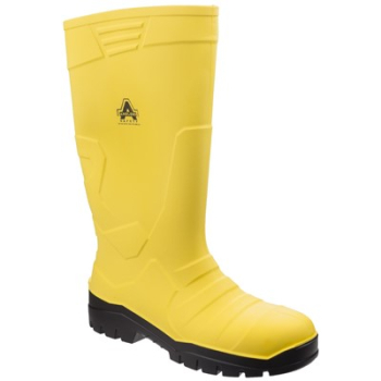 AS1007 Yellow PU Wellington Boot AS1007 Yellow PU Wellington Boot