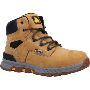 AS261 CRANE Leather Safety Boot with Athletic Sole - Honey
