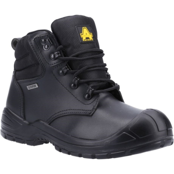 AS241 DARTMOOR Black Leather Waterproof Work Boot with Scuff Cap AS241 DARTMOOR Black Leather Waterproof Work Boot with Scuff Cap