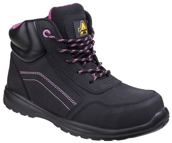 AS601c LYDIA Composite Lace-up Boot with Side Zip