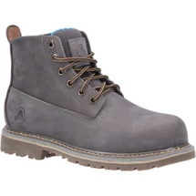 AS105 MIMI Ladies Grey Lace Up Boot