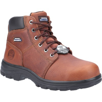 Skechers SK77009EC Brown Workshire Leather Safety Boot