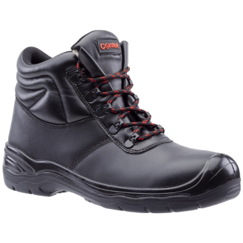 FS336 Black Leather Safety Boot