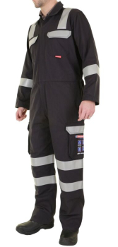 Flame Retardant Anti-Static ARC Coverall Navy Flame Retardant Anti-Static ARC Coverall Navy