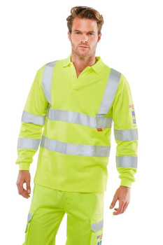 Flame Retardant Anti-Static ARC Hi-Vis Polo Shirt Flame Retardant Anti-Static ARC Hi-Vis Polo Shirt