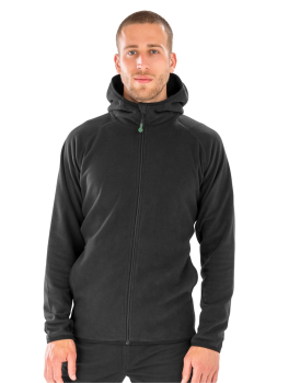 R906X Recycled Unisex Hooded Microfleece Jacket R906X Recycled Unisex Hooded Microfleece Jacket