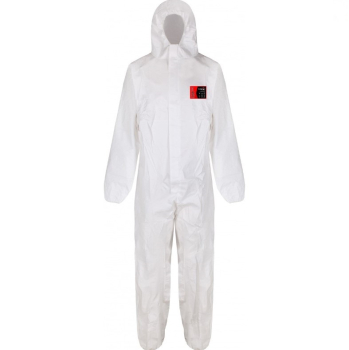 Antistatic Laminated Type 5/6 Disposable Coverall - White