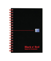 Black N Red A4 Card Cover Notebooks Black N Red A4 Card Cover Notebooks