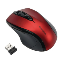 Kensington Pro Fit Mid Size USB Wireless Mouse Red AC72422