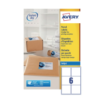 Avery QuickDRY White Inkjet Labels 99.1 x 93.1mm 6 Per Sheet Pack of 600 AV98976