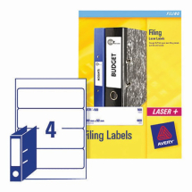 Avery Lever Arch Filing Labels 200x60mm (Pack of 100) AVL7171