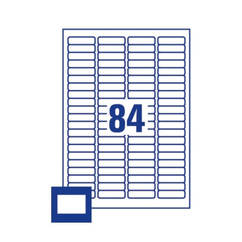 Avery Media Labels - Avery White Mini Laser Labels (Pack of 2100) L7656-25 - Industrial Cleaning ...
